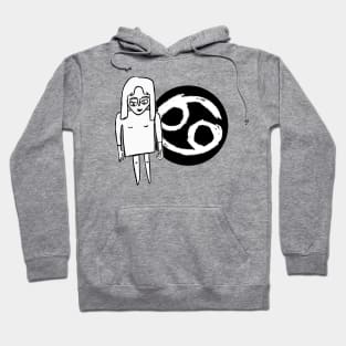 Cancer Zodiac Woman, Cancer Sign Girl Hoodie